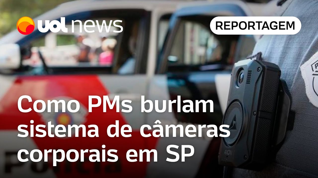 PMs de SP burlam sistema de câmeras corporais, mostra reportagem; repórter traz bastidores