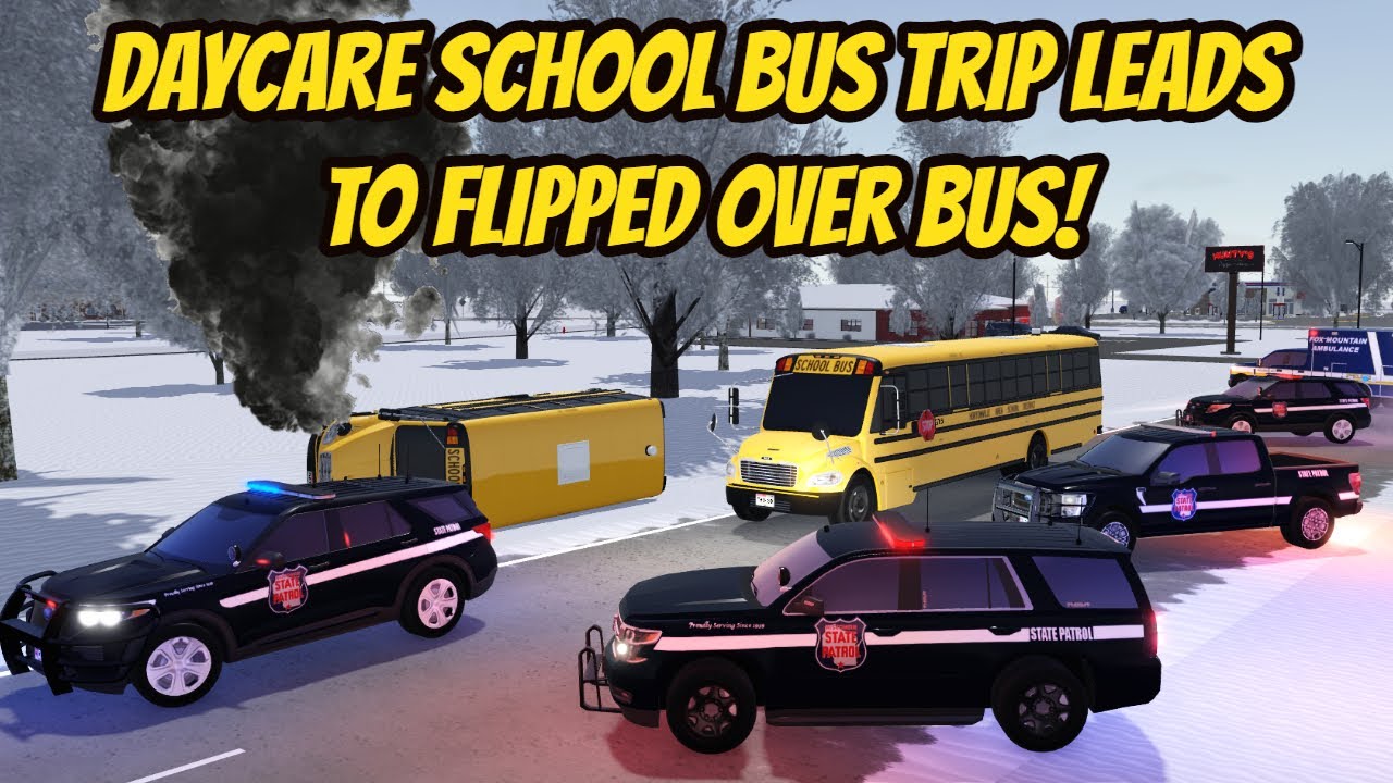 Гринвилл, Висконсин, Roblox l Экскурсия на школьном автобусе в детском саду. АВАРИЯ. Ролевая игра.