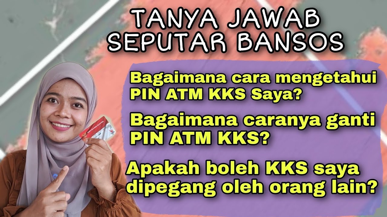 CARA GANTI PIN ATM KKS PKH, BPNT Sembako