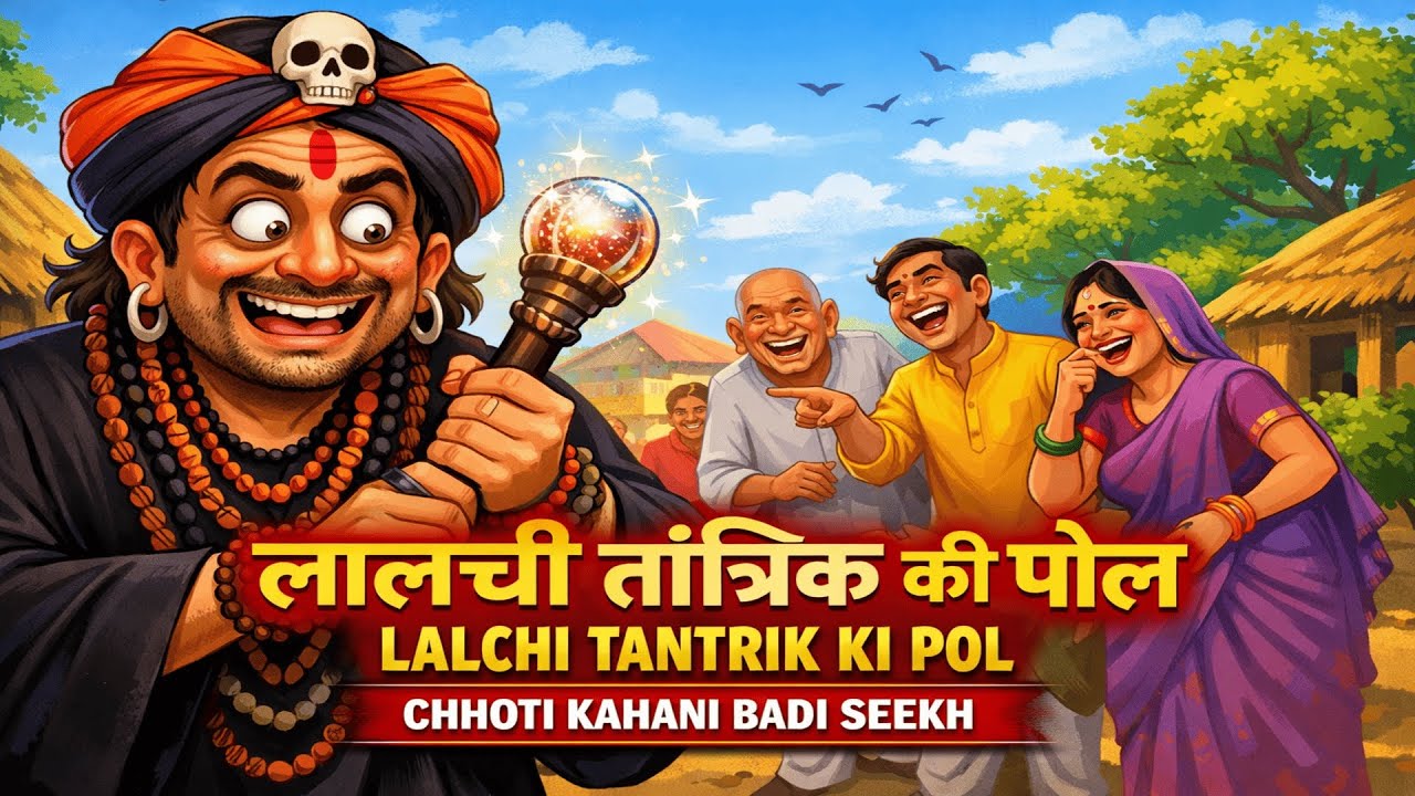लालची तांत्रिक की पोल | LALCHI TANTRIK KI POL | CHHOTI KAHANI BADI SEEKH | COMEDY MORAL KAHANI