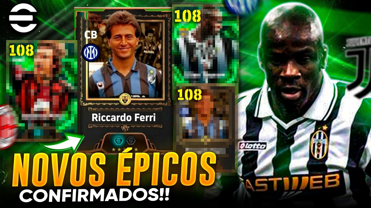NOVOS ÉPICOS NO eFOOTBALL! NÍVEL MÁXIMO + HABILIDADES ESPECIAIS 🔥