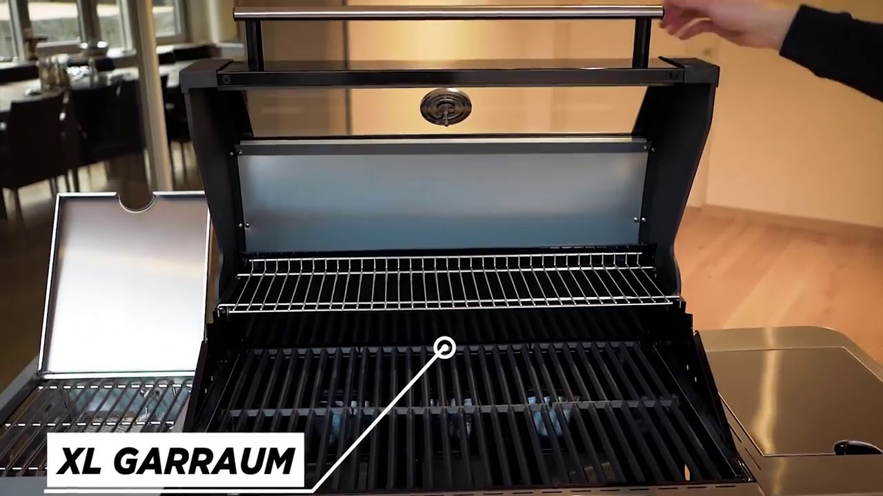 Roesle Gas Braai BBQ-Station Videro G4-S Black 30mbar
