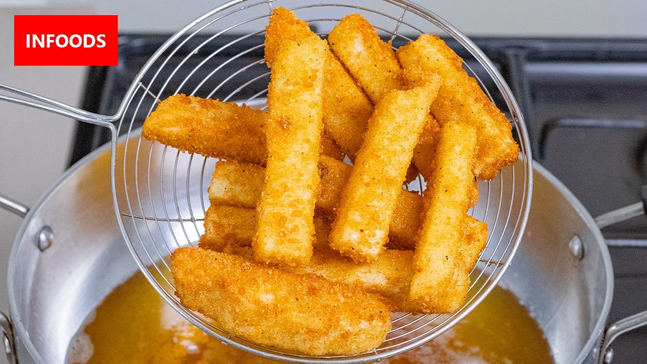 Ugali Fries Recipe | How to Cook Ugali Fries with leftover Ugali | Infoods