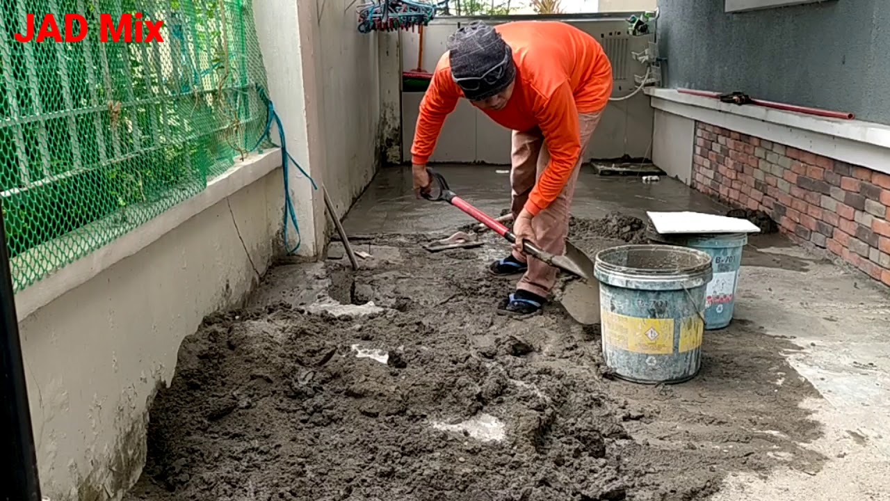 Concrete Floor Topping Preparation, Step by Step - JAD Mix