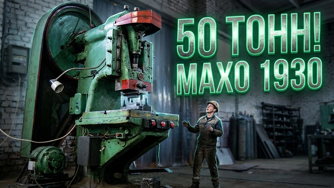 Немецкий кривошипный пресс MAHO 30 х годов