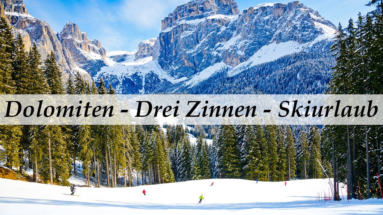 Ski Trip Alps - Skiurlaub mit Kindern - Drei Zinnen - Tre Cime - Dolomiten - Tirol Ski - Italien