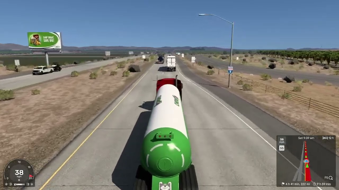 American truck simulator Chemical delivery 2