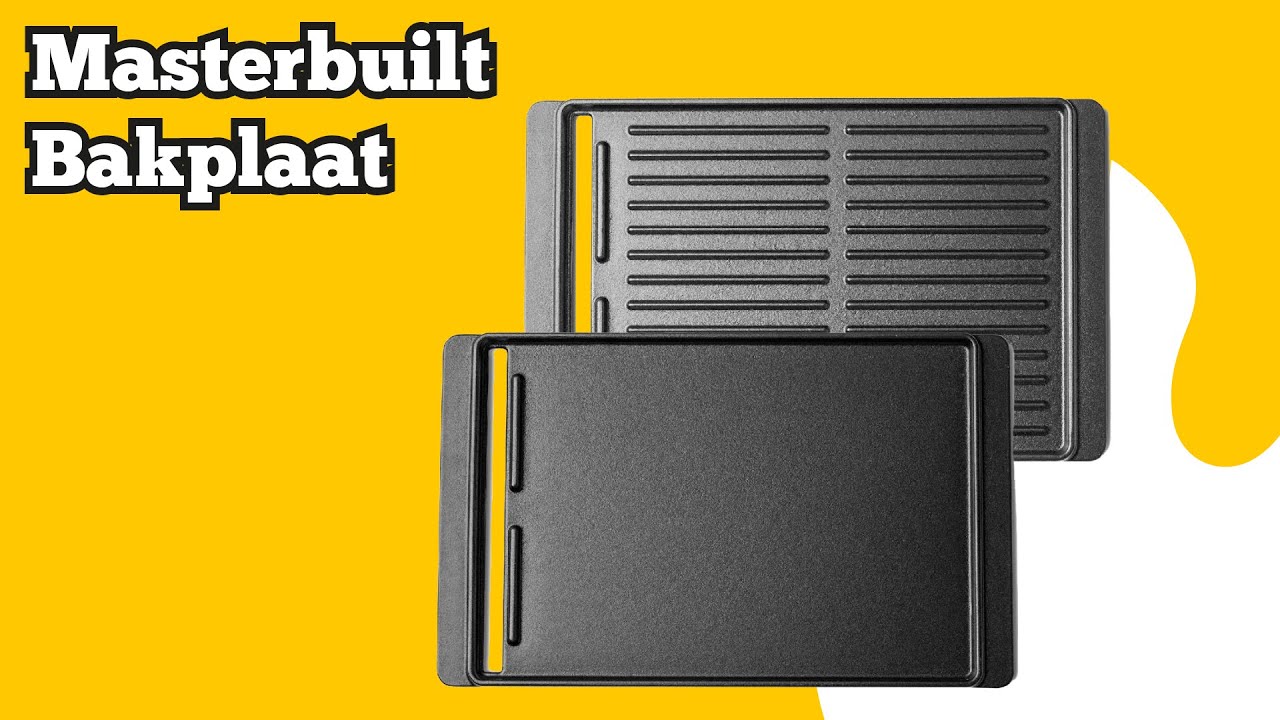 Masterbuilt gietijzeren bakplaat voor 545, 600, 800 & XT | BBQtime.nl