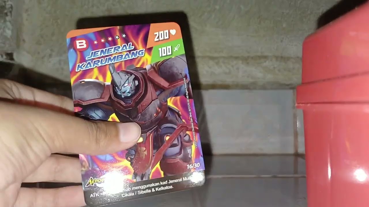 Monsta galaxy card Aeroblade starter deck ada boboiboy frost fire tak ada boboiboy beliung