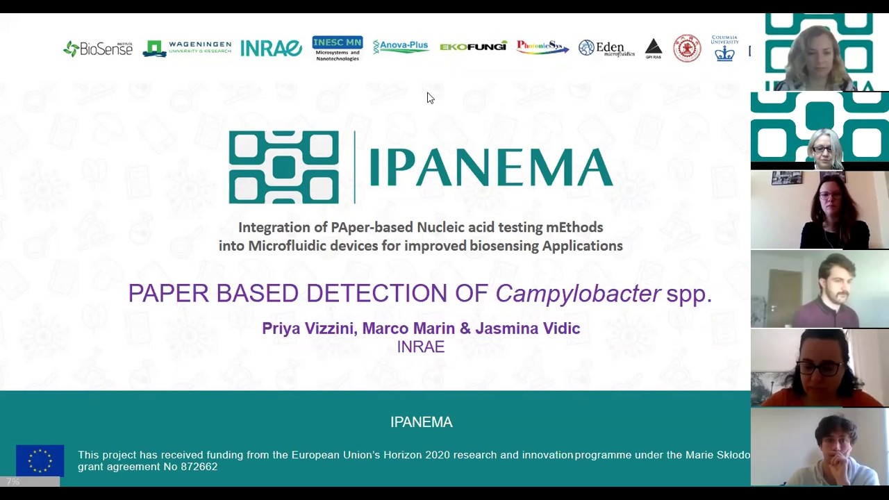 Paper-based biosensors for detection of Campylobacter in poultry sample