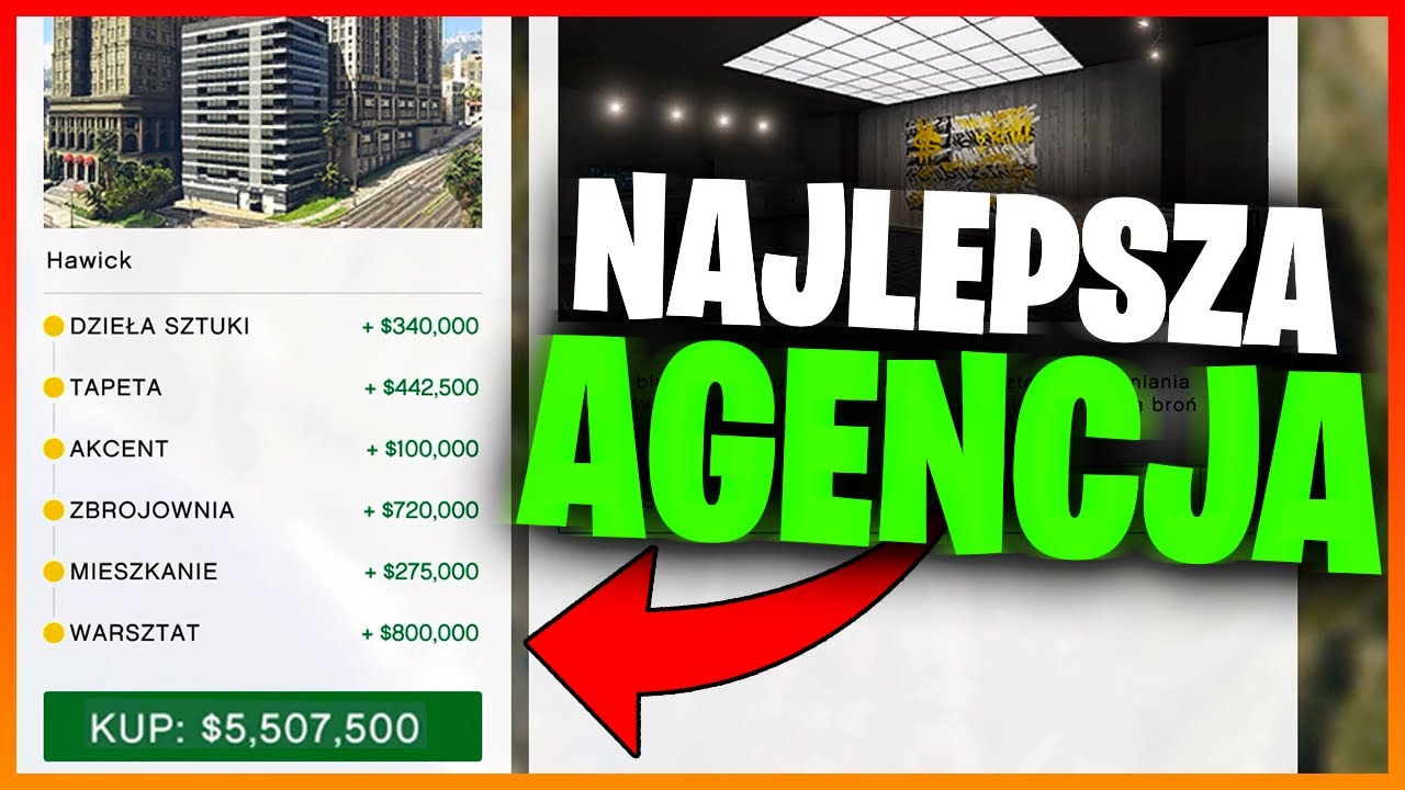 PIERWSZE WRAŻENIA Z NOWEGO DLC, KUPIŁEM AGENCJĘ ZA 6 MILIONÓW | GTA ONLINE NA 100%
