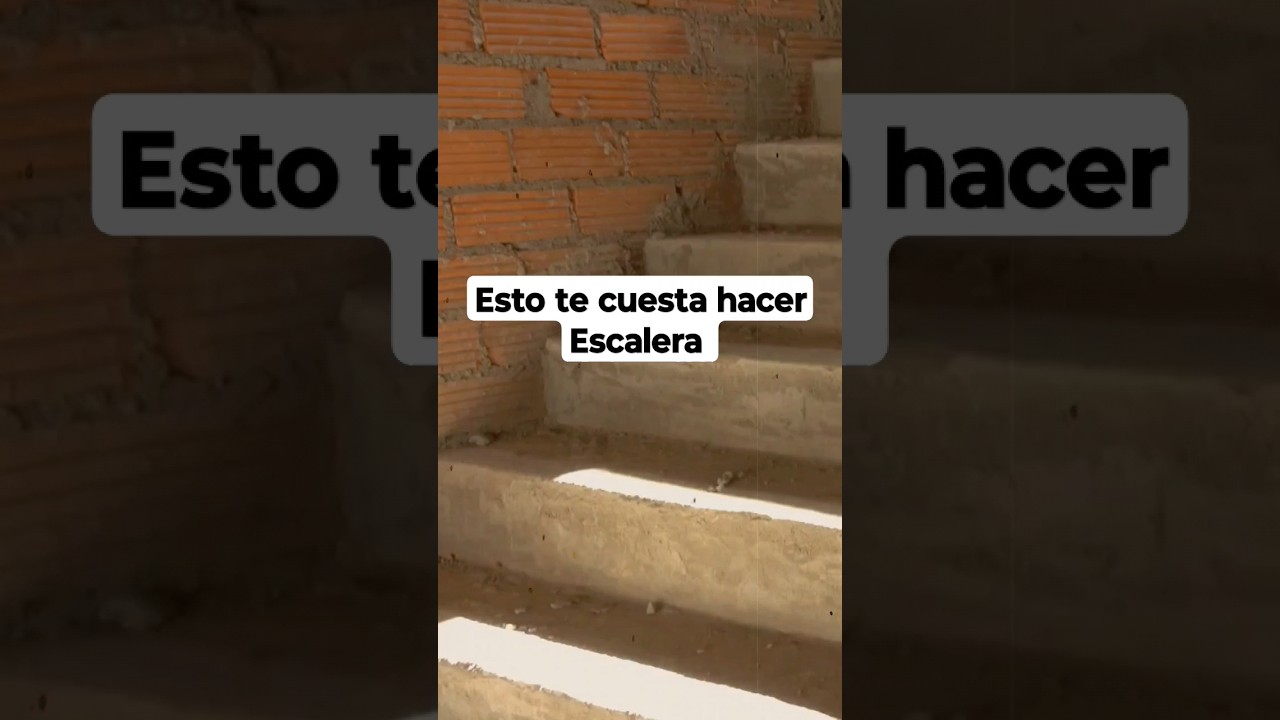 ✅Esto te cuesta hacer escalera #construccion #arquitectura #ingeniero