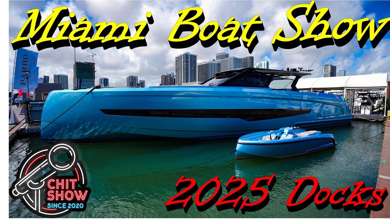 Miami Boat Show 2025 Full Walkthrough ! (Docks)