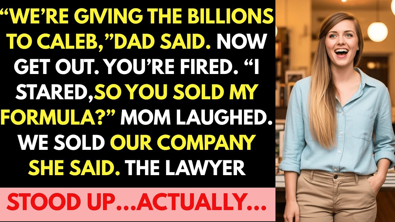 My Parents Sold Our Company For $1.2B And Fired Me—They Forgot I Own The Formula