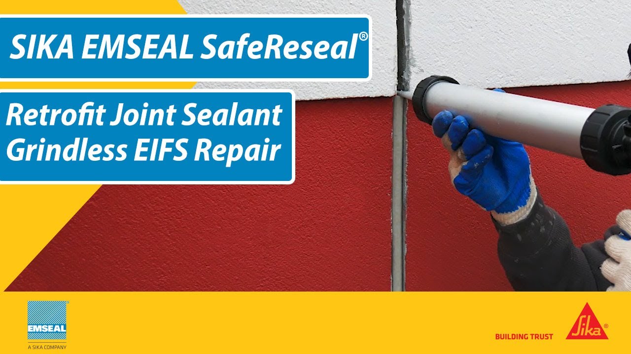 Retrofit Joint Sealant System for EIFS - Sika Emseal SafeReseal® Field Installation Video