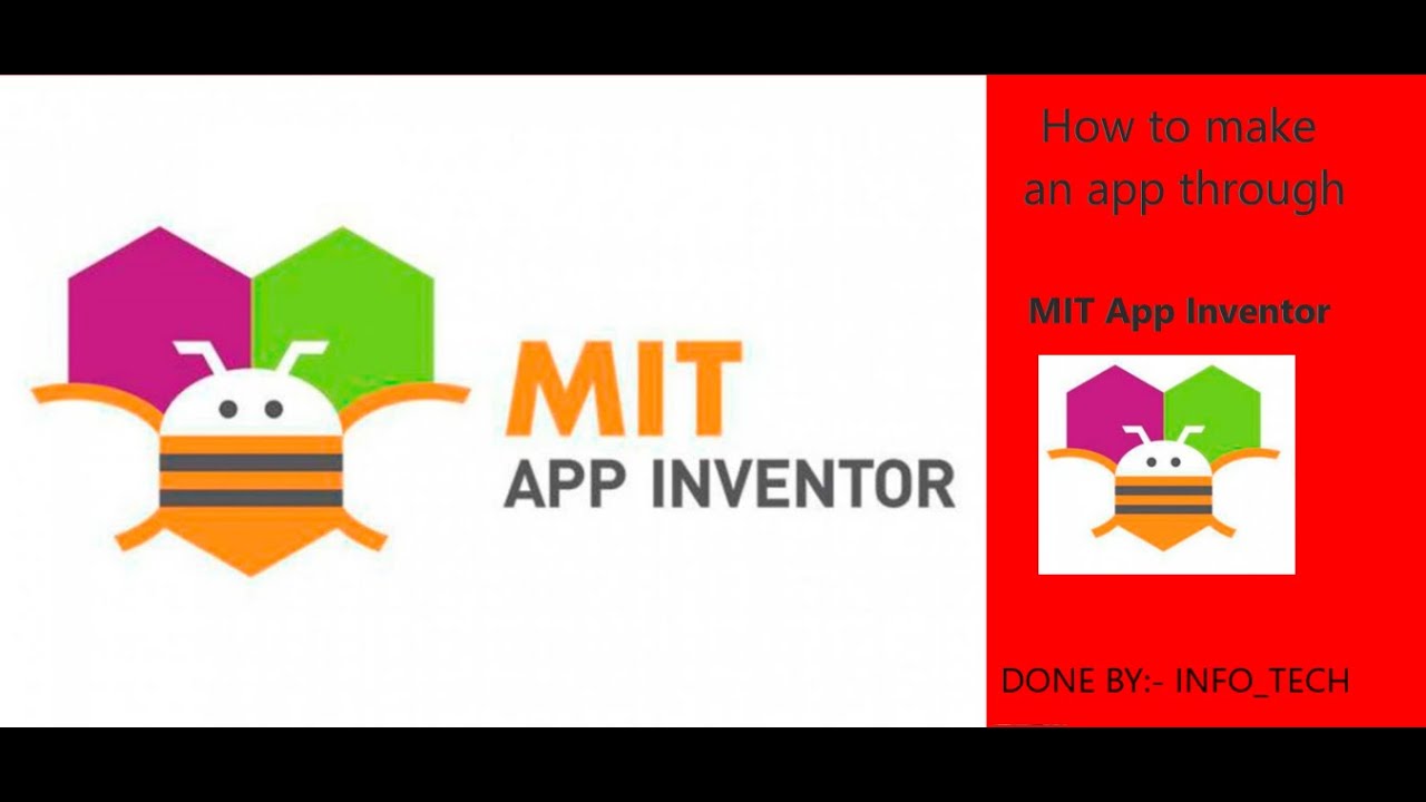 Let's create an app through MIT App Inventor