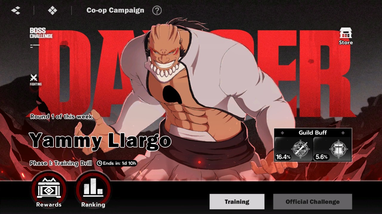 Bleach Soul Resonance - Training Co-op Yammy Llargo