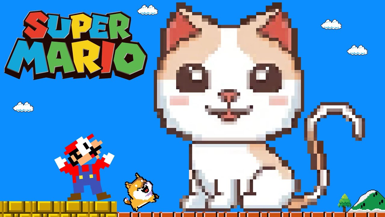 Mario's Battle Mayhem: What if Mario vs Cat Maze | Game Animation