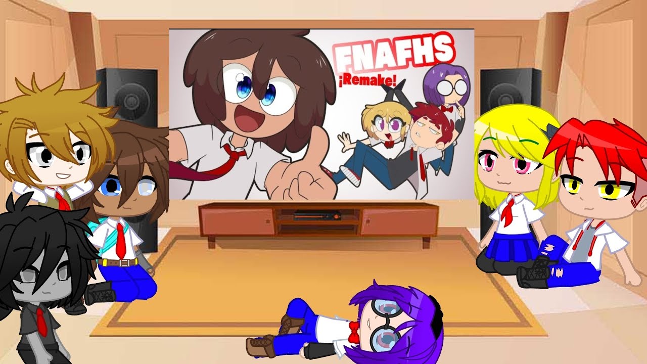 fnafhs {mi au} reacciona a Fnafhs remake