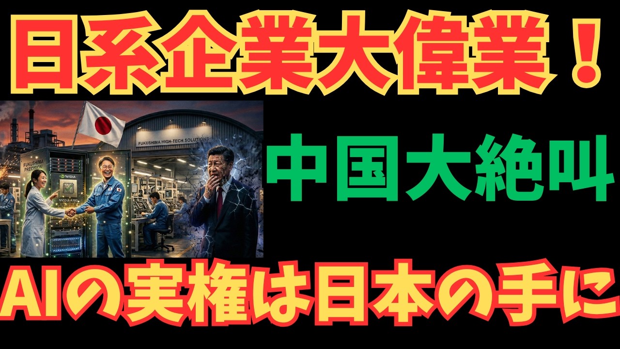 【衝撃】世界シェア90％。福島の町工場がNVIDIAを支配する？AI半導体の「反り壁」を砕く日本の執念
