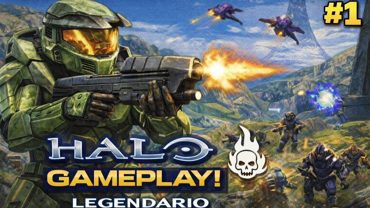 HALO 1 PERO EN LEGENDARIO (PILLAR OF AUTUMN)