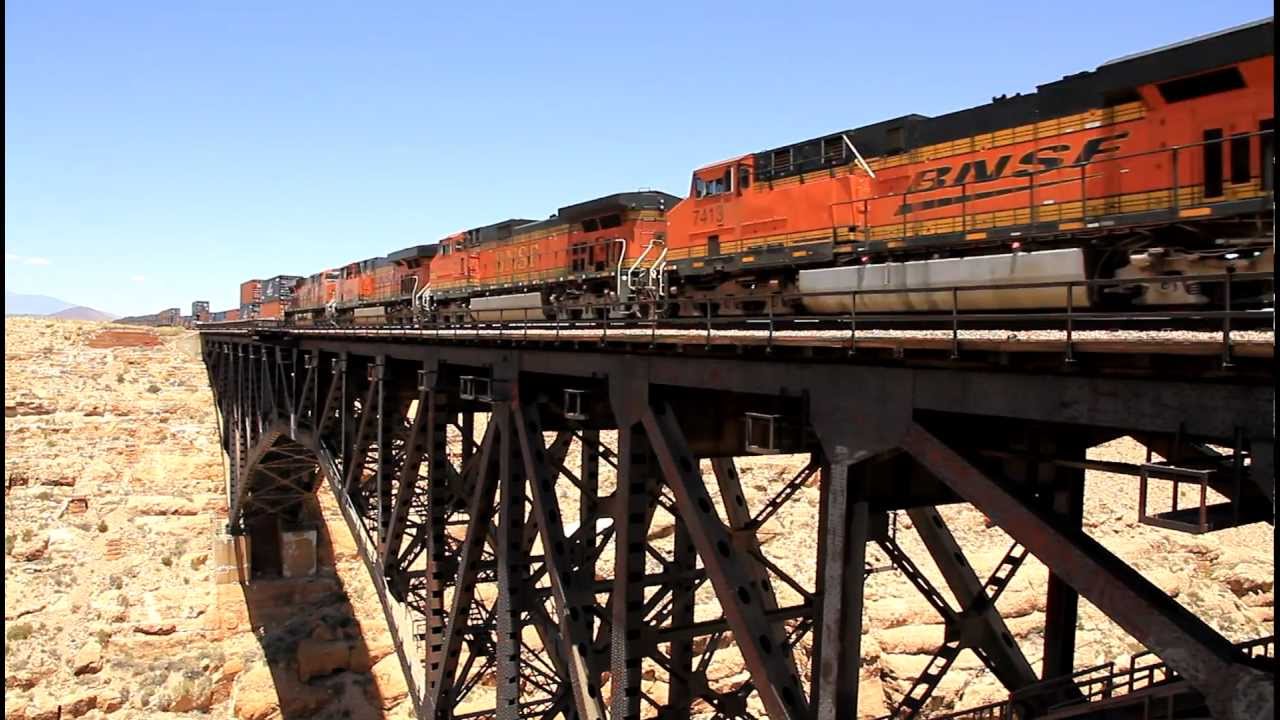 BNSF 7245 East at Canyon Diablo Bridge Arizona