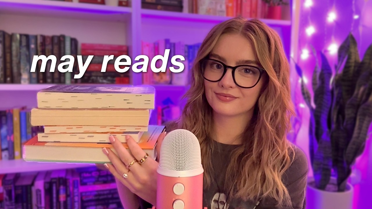ASMR the books i read in may 📖 monthly reading wrap up