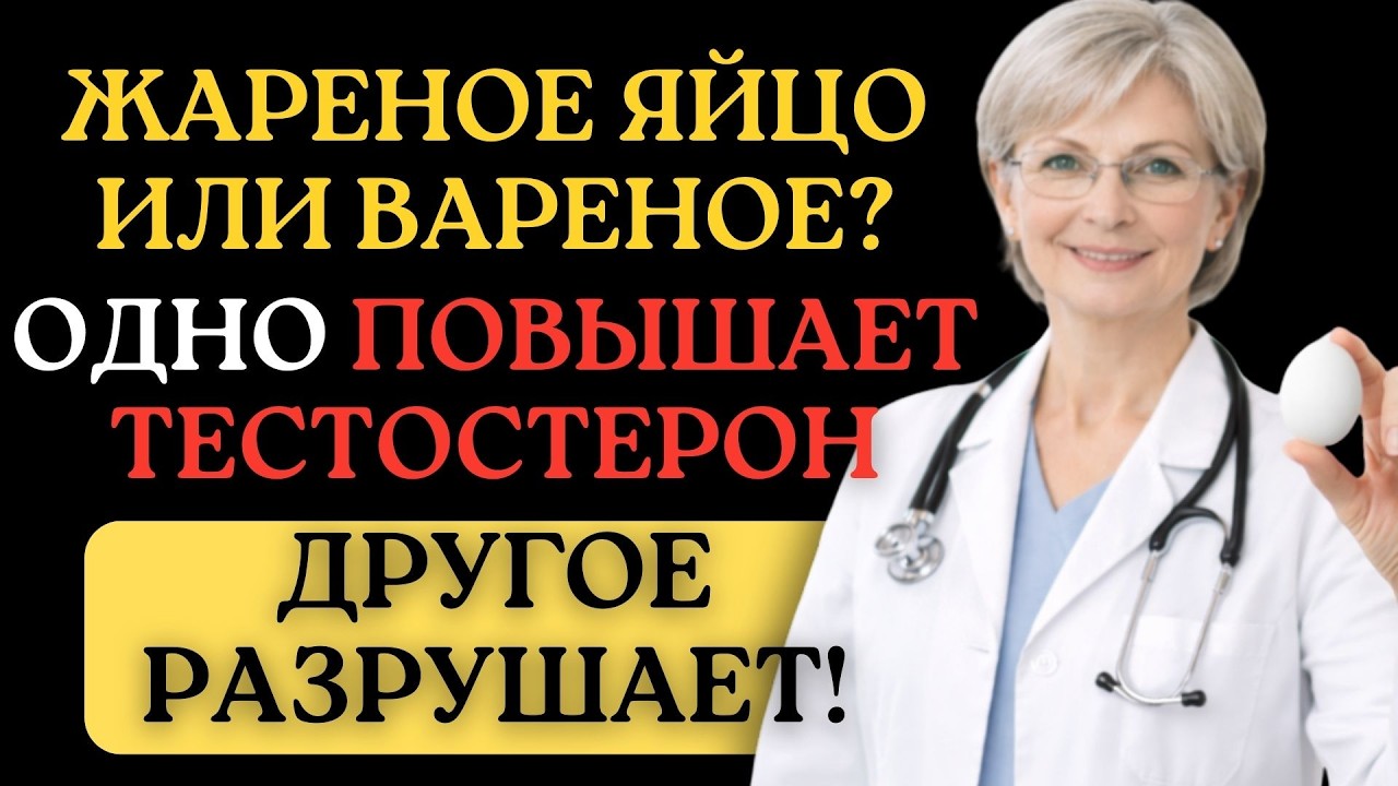 Варёные или жареные яйца? Что на самом деле повышает тестостерон после 50! Врачи раскрыли правду