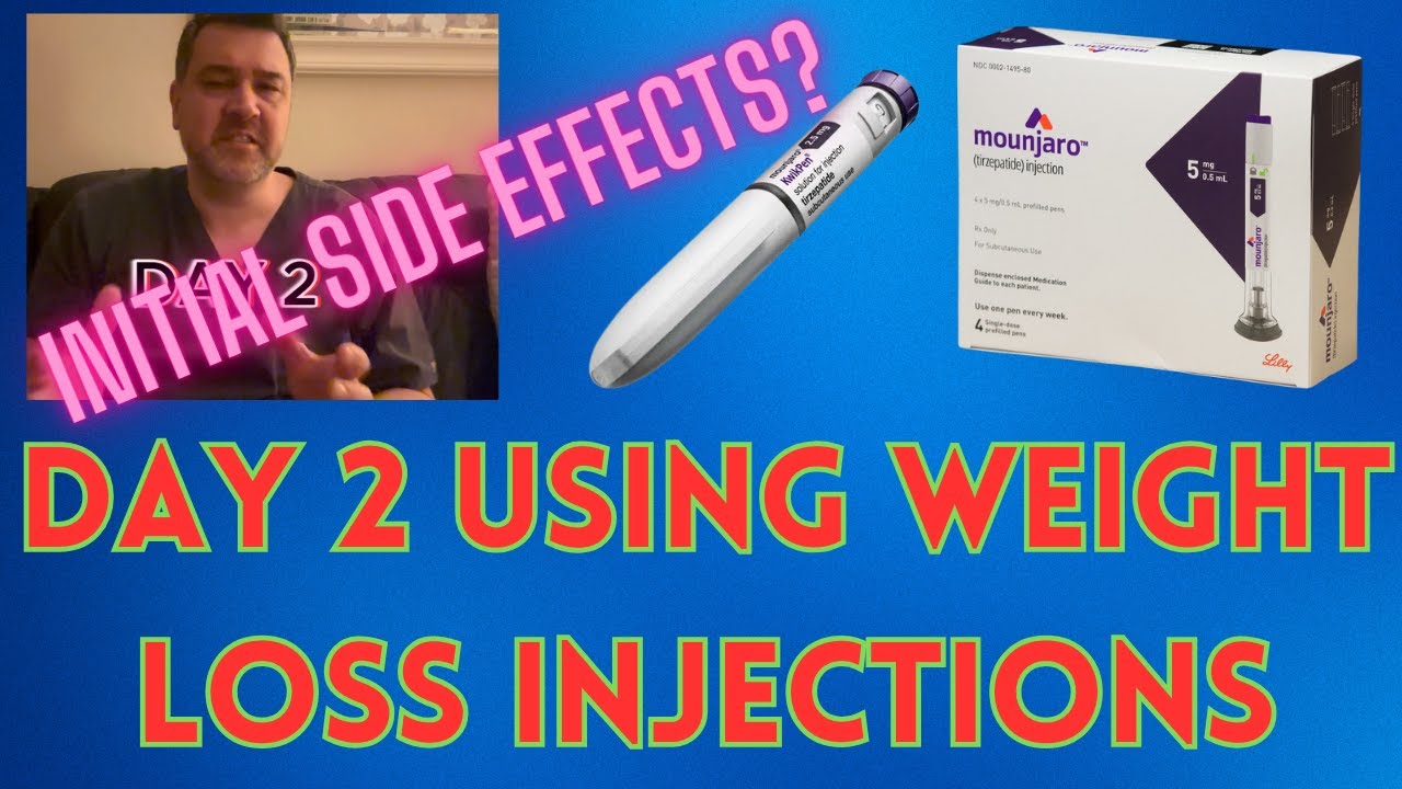 MOUNJARO WEIGHT LOSS INJECTIONS - Day 2. Any Side Effects?