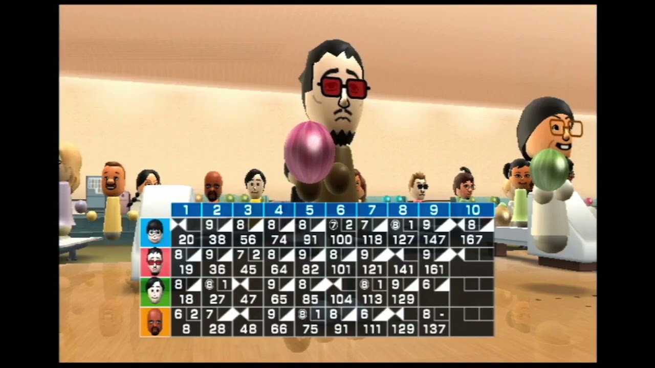 Wii Sports - Bowling - vs. CPU Miis 49-60