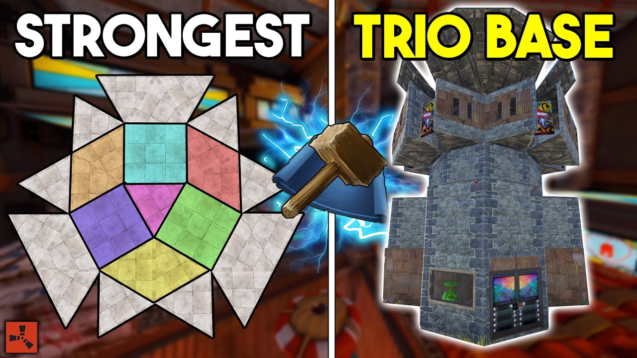 The STRONGEST Solo/Duo/Trio Base In RUST - Base Design (2024)