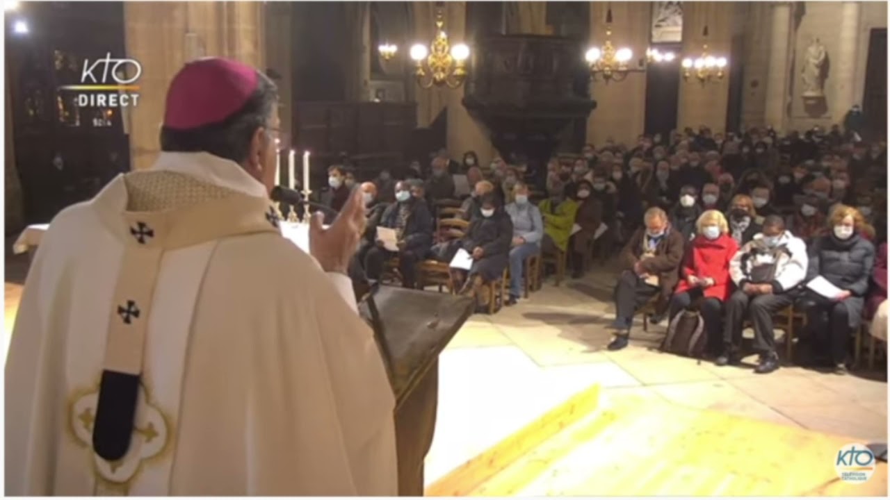 Christ Roi de l'Univers Monseigneur Michel Aupetit explique la couronne d'épine du Christ