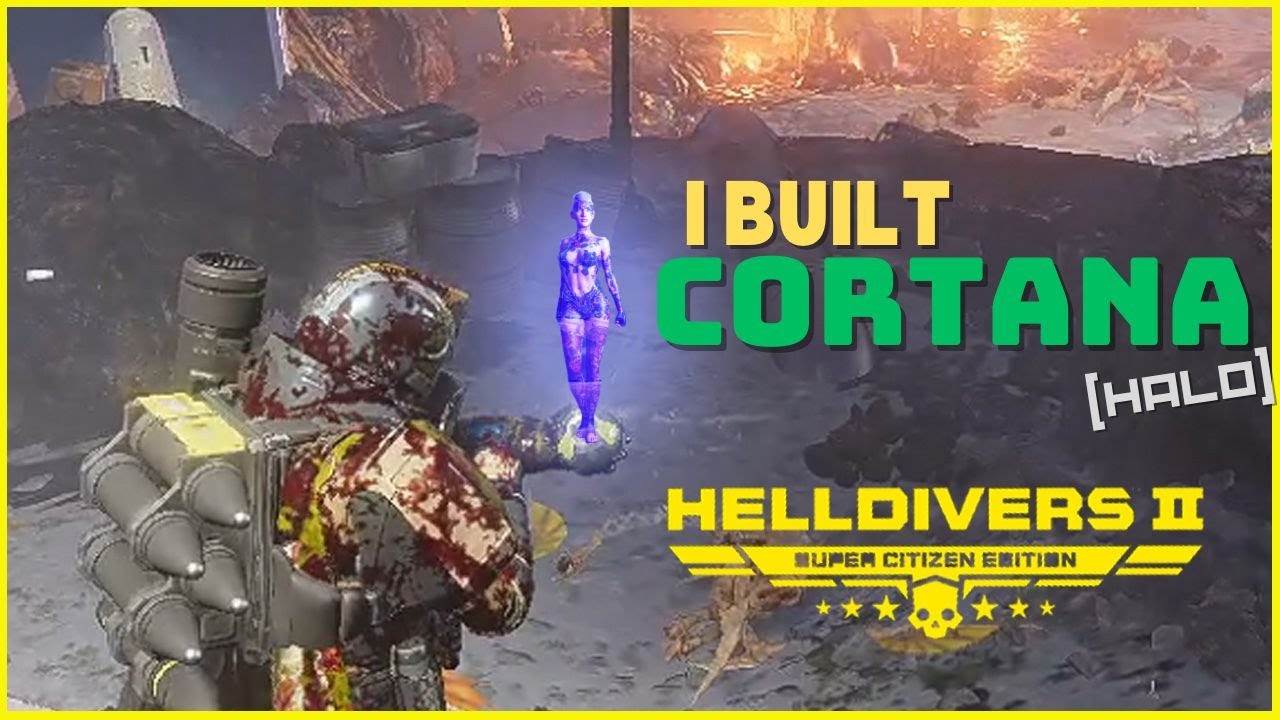 I built Cortana (Halo) for Helldivers 2