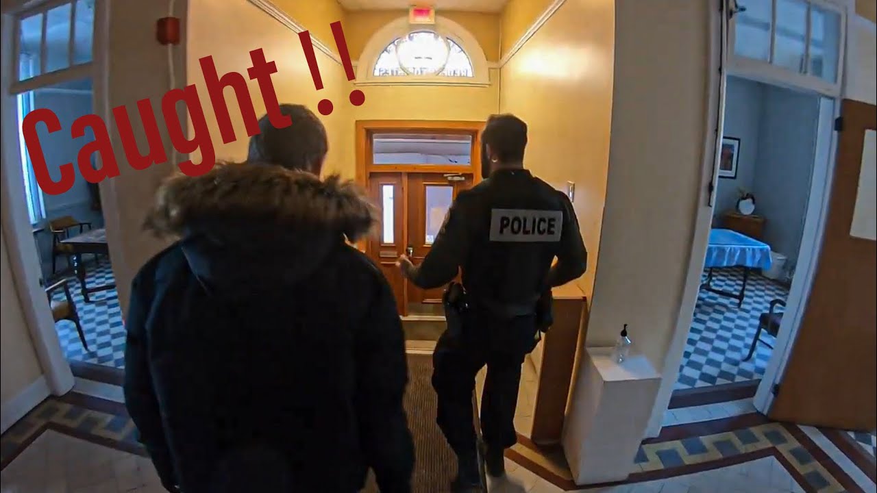 Caught by police while exploring this abandoned religious building (Urbex)