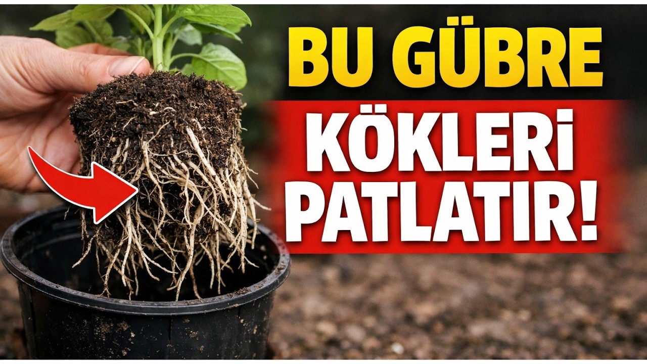 FİDELERİNİZ ÇILDIRACAK! Kökler Saksıdan Fırlayacak Tek Malzemeli Gübre!
