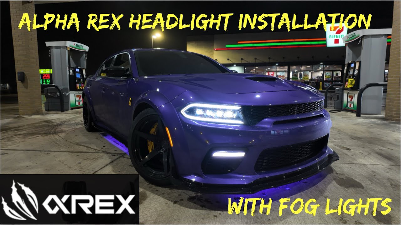 ALPHAREX headlights and vicrez fog lights installation