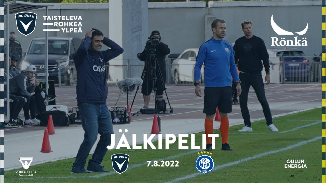 ACOTV: Rönkä jälkipelit AC Oulu - HJK 7.8.2022 (Veikkausliiga)