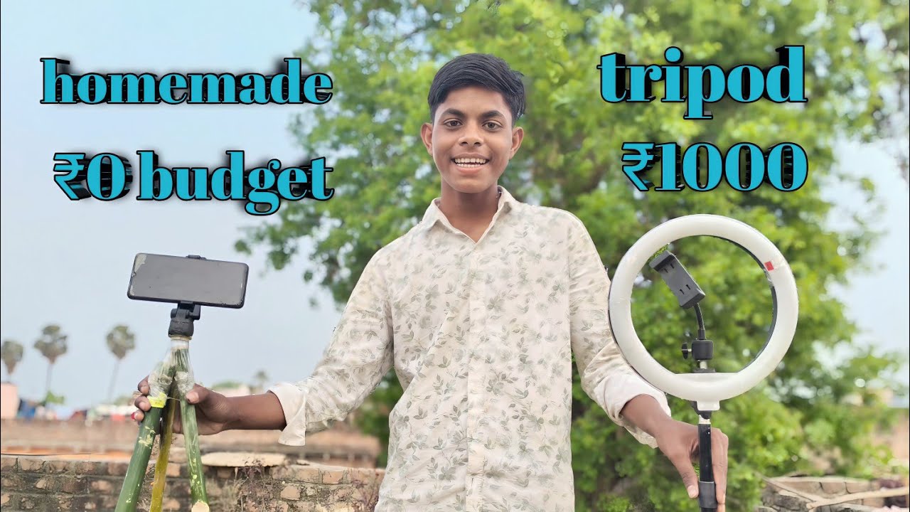 How to make a trypod at home?#घर पर ट्राइपॉड कैसे बनाए 