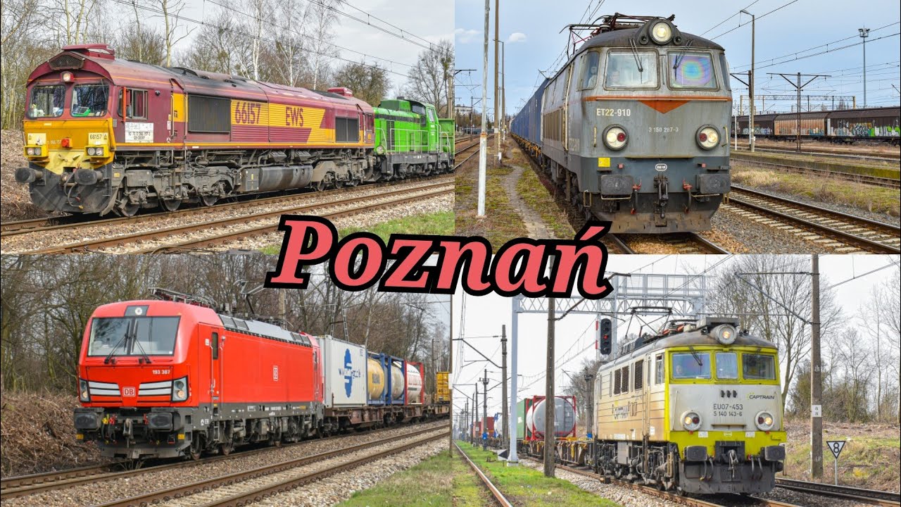 Pociągi towarowe w Poznaniu