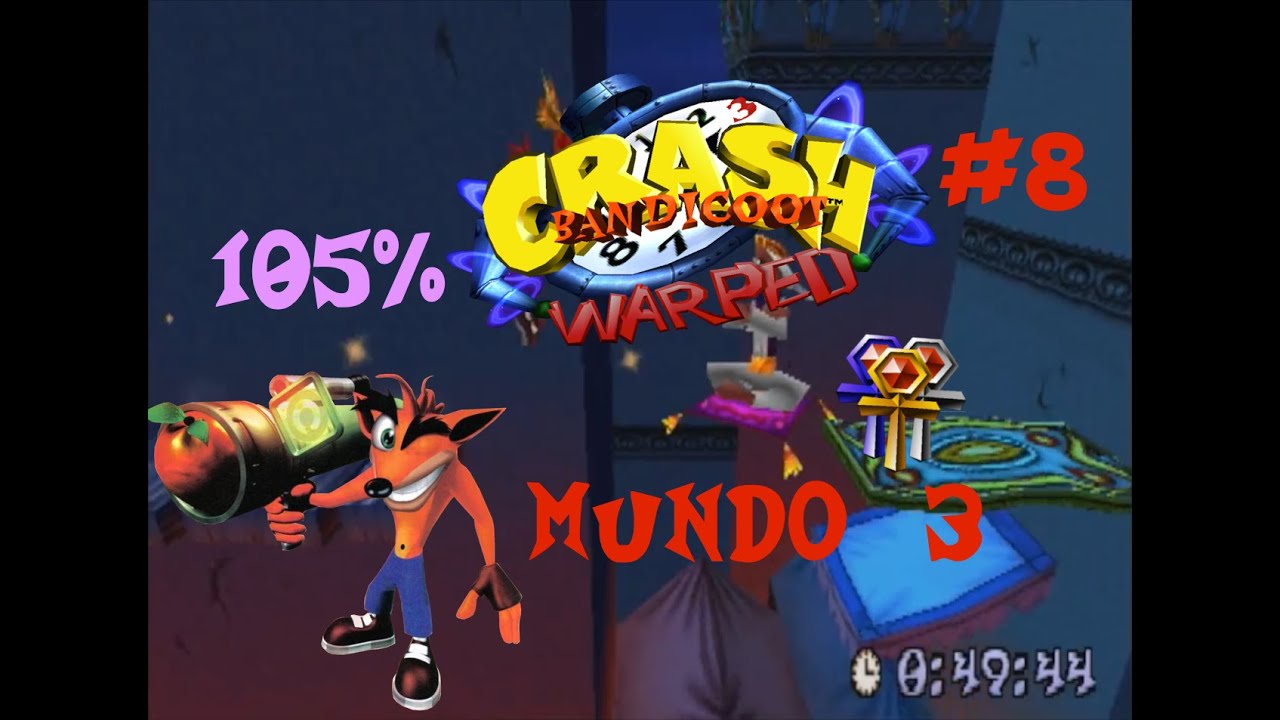 Guia Crash Bandicoot 3 (Ps1) | Mundo 3 | Las Reliquias 105%