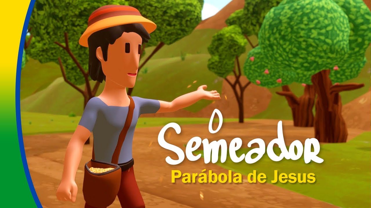 O SEMEADOR: Par&aacute;bola de Jesus 🌾 Bibtoons BRA! Hist&oacute;rias B&iacute;blicas Animadas em Portugu&ecirc;s