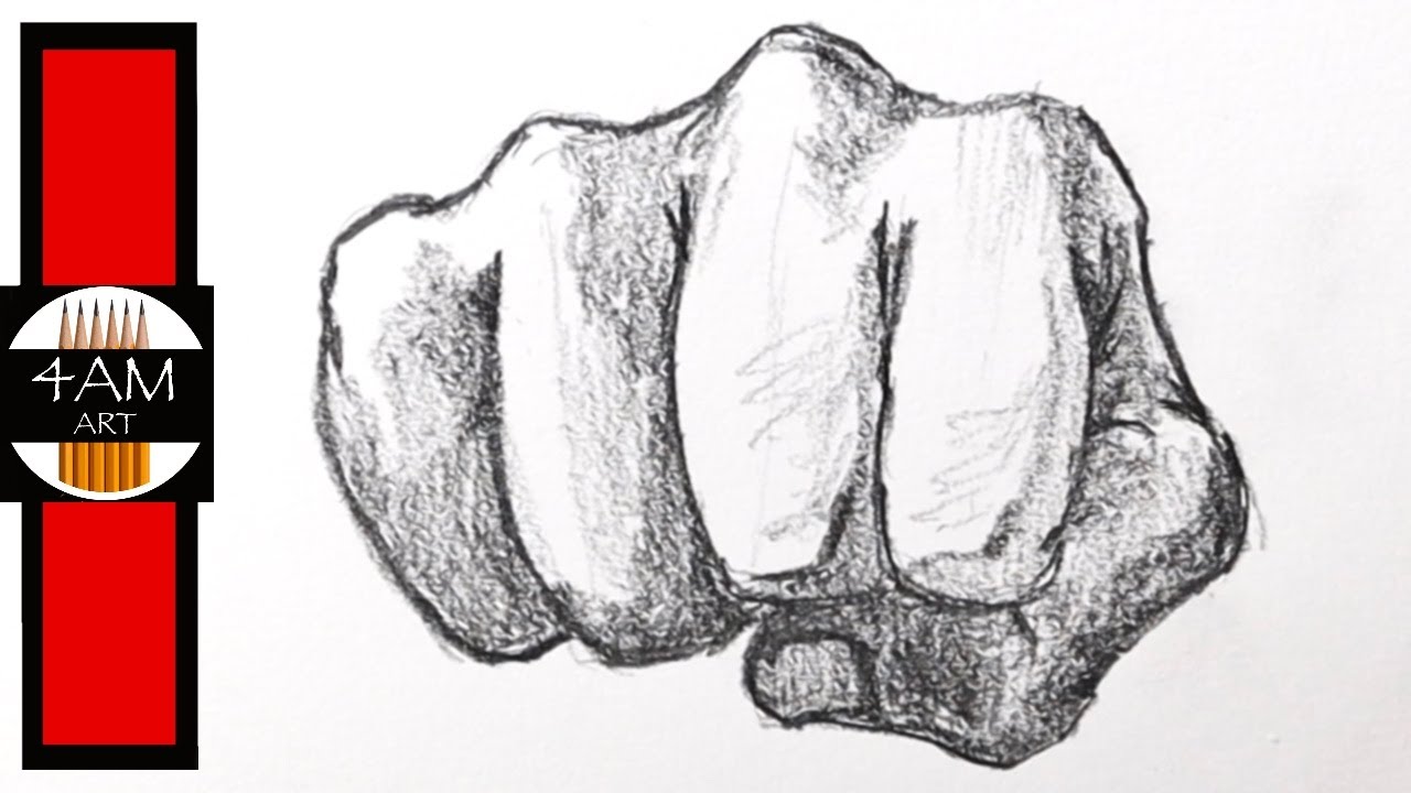 How to Draw a FIST in Pencil
