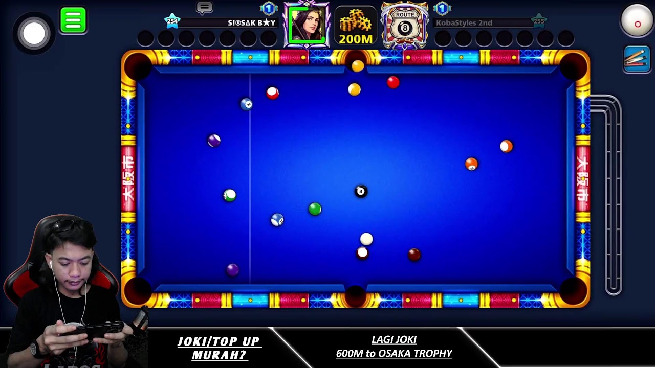 JOKI 8 Ball Pool OSAKA TROPHY 200M😨😱