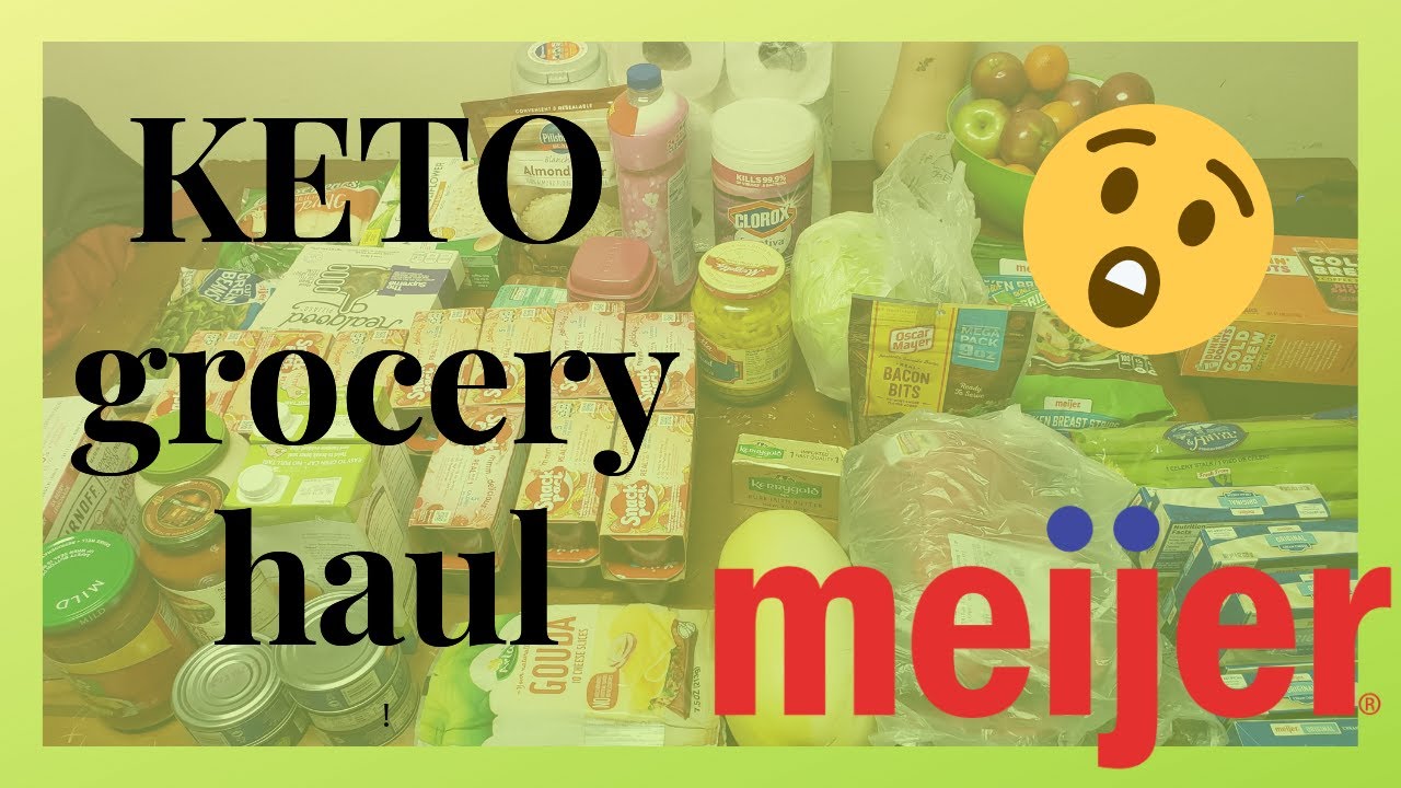 KETO Meijer Grocery Haul! || How an obese person shops keto.