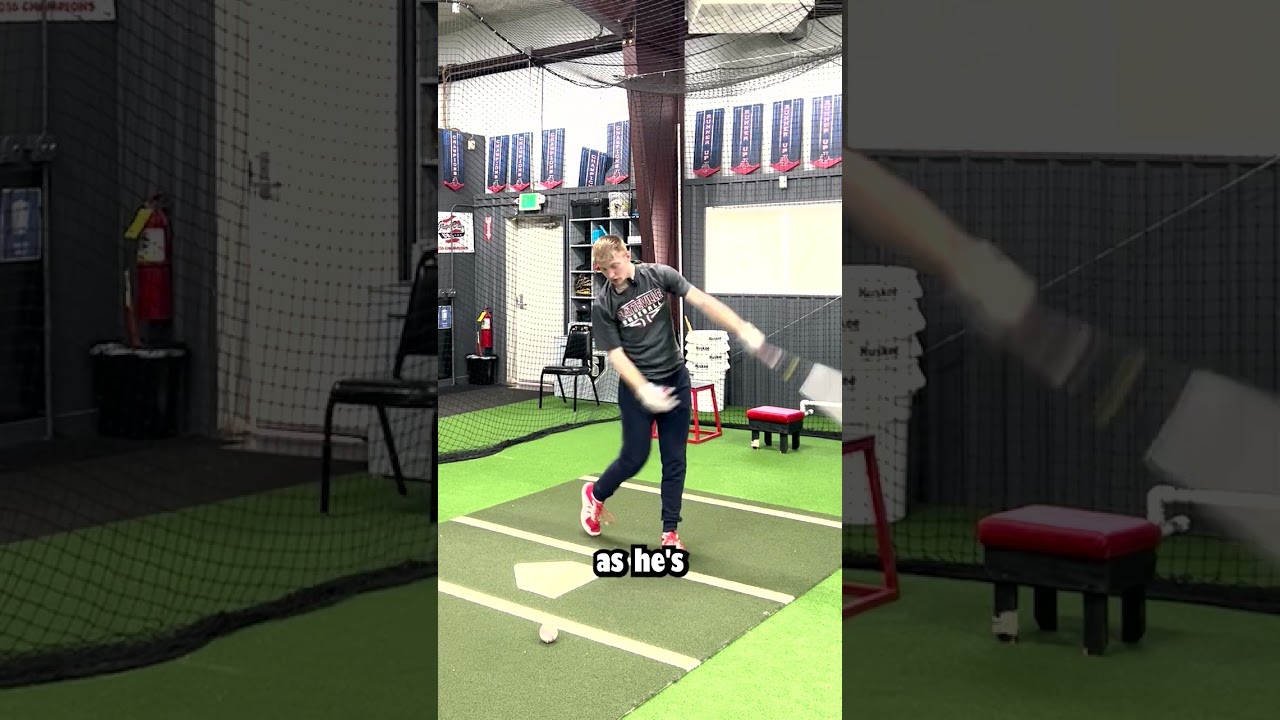 Stop Pulling Your Head w/ this Drill! #baseball #mlb #shorts #softball