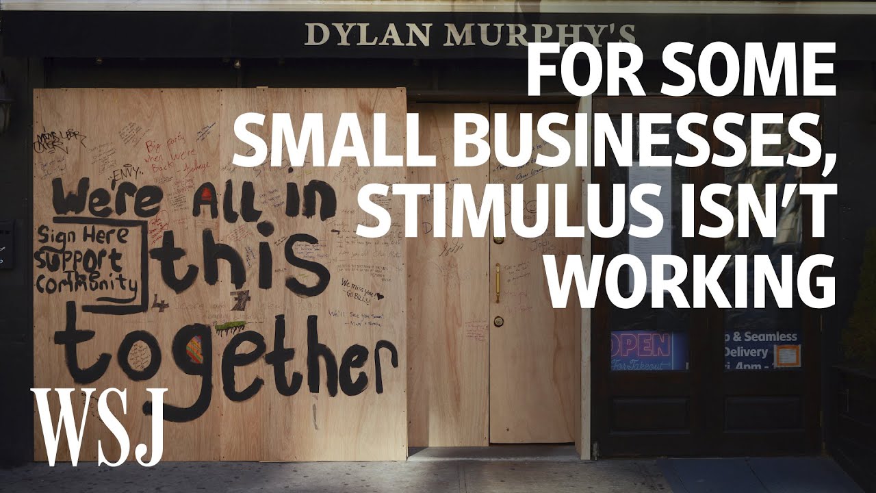 Why the Stimulus Doesn't Work for Some Small Businesses | WSJ