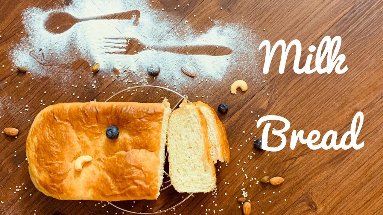 How To Make A Super Soft Milk Bread Loaf | Bread | Milk Bread | Bread Recipe - by Vykar's Kitchen