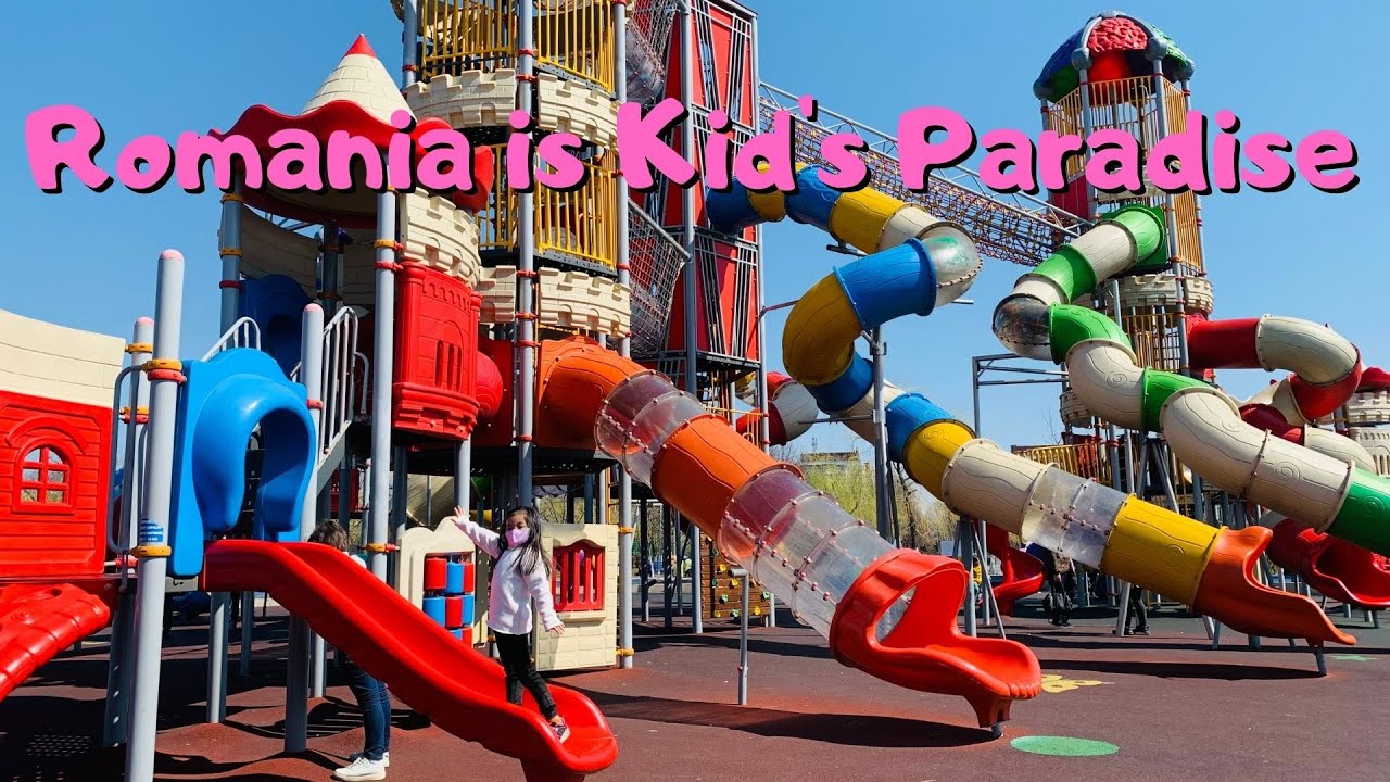 Romania Ep.10 Romania is a paradise for kids｜Fun parks in Bucharest｜Parcul Tineretului