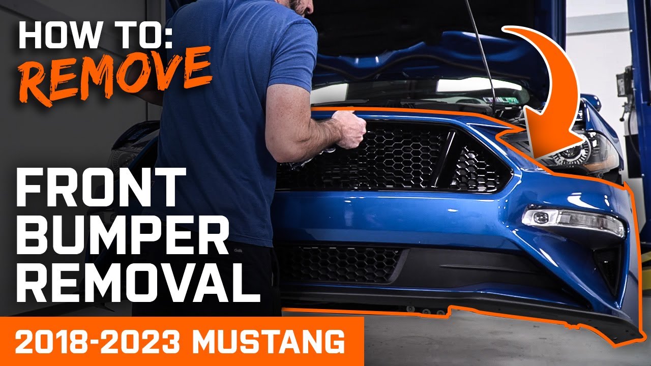 How to Remove Stock Front Bumper | 2015-2023 Mustang