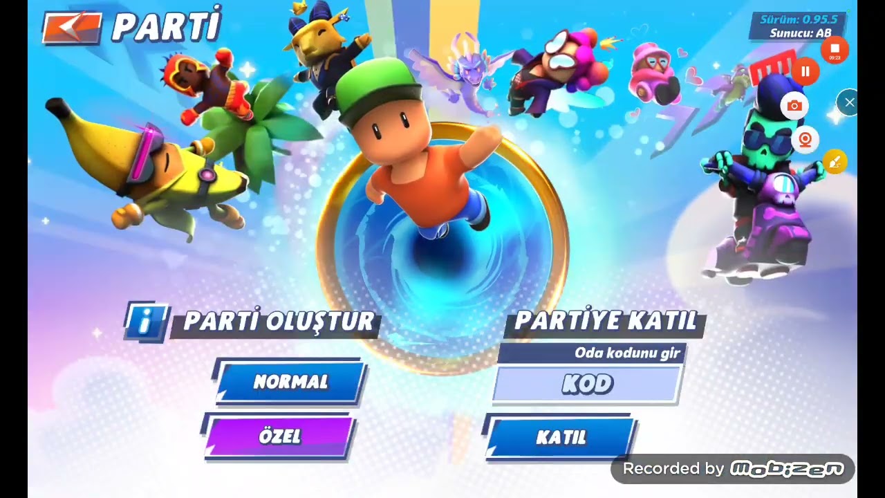 Stumble guys oynadım part 1